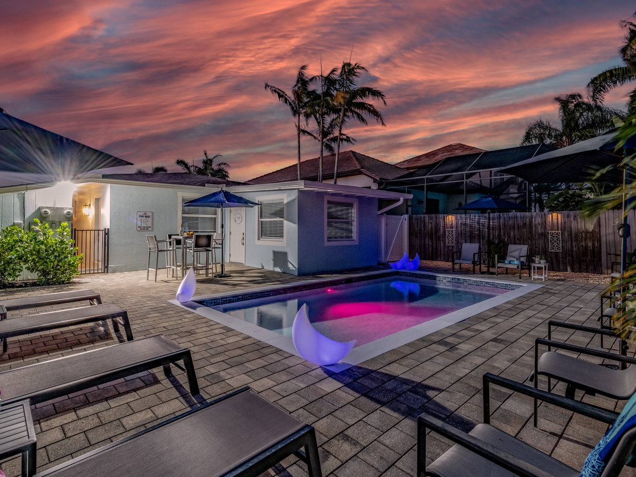 Pool, located behind units 1 & 2