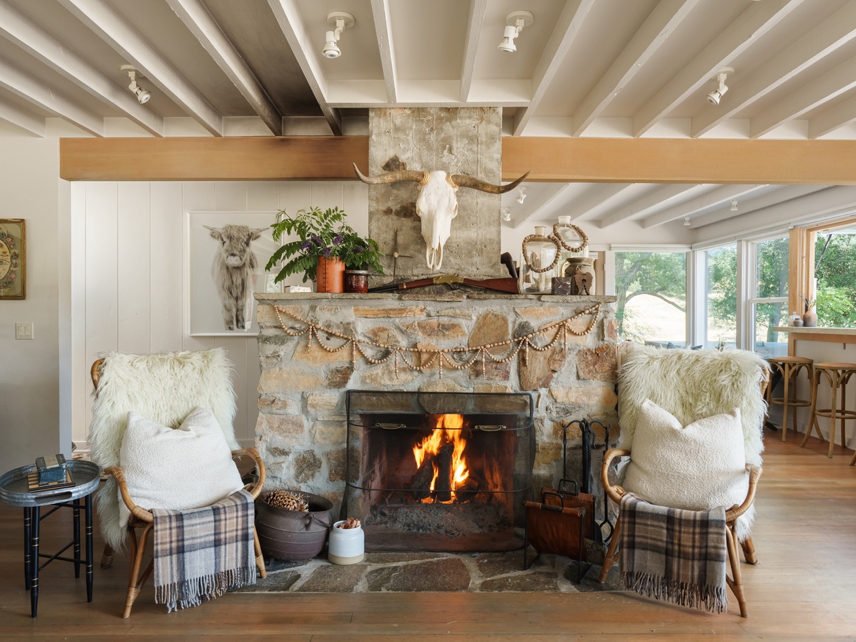 The inviting entry of the main ranch house