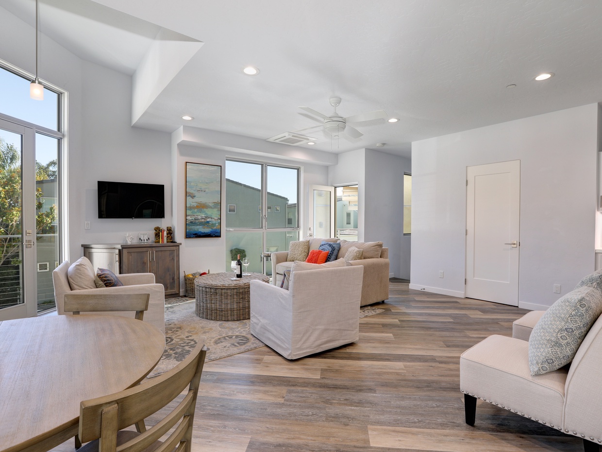 Open concept living space.