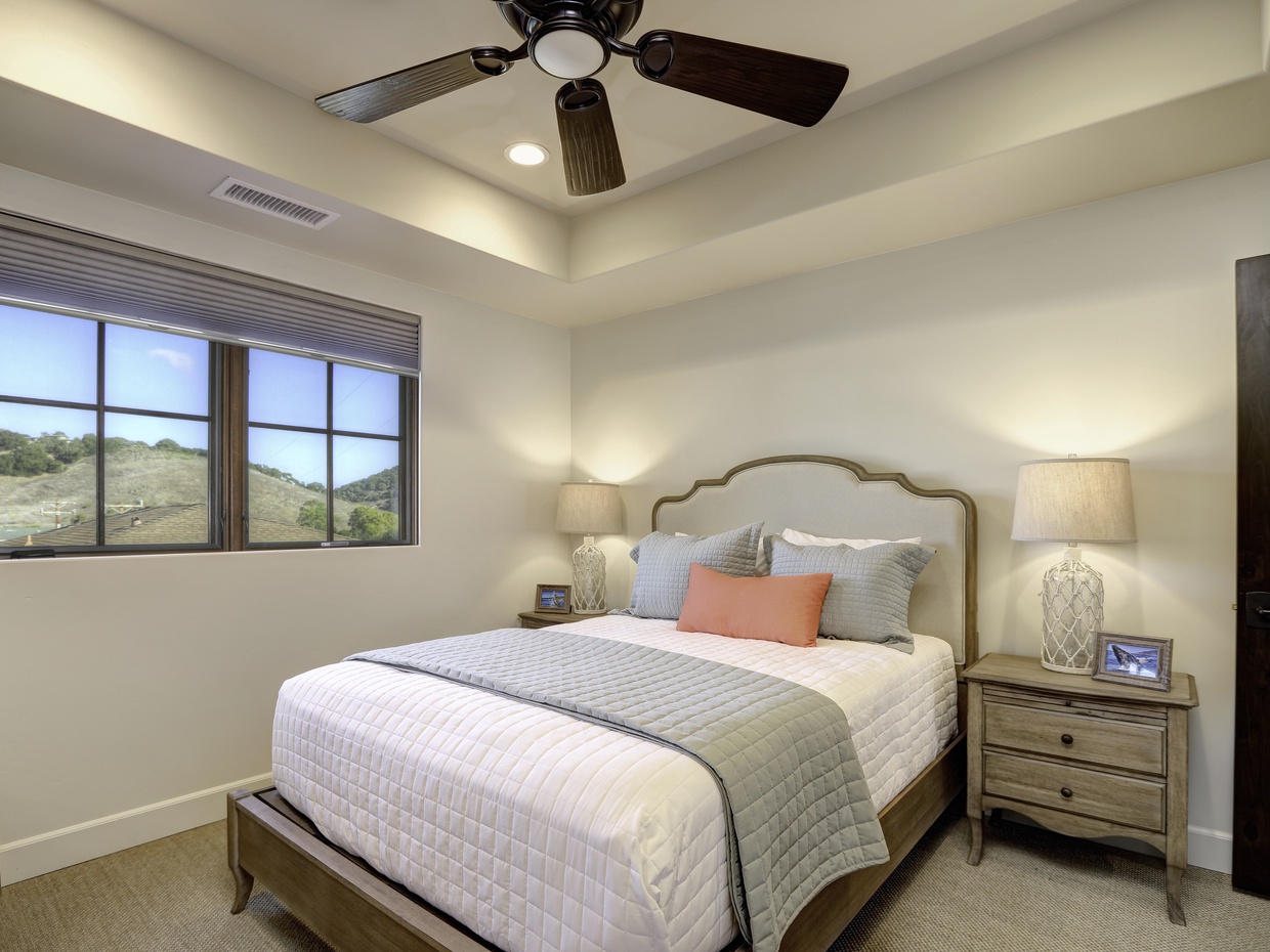 Wow! Check out those mountain views from the second bedroom.