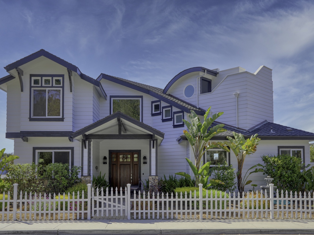 Gather@Avila is located on Avila Beach Drive. The home has 4 bedrooms, 3 bathrooms and onsite parking for 4 autos. This large luxury family home is steps from Avila Beach Golf Resort, beach, play ground and downtown Avila Beach.