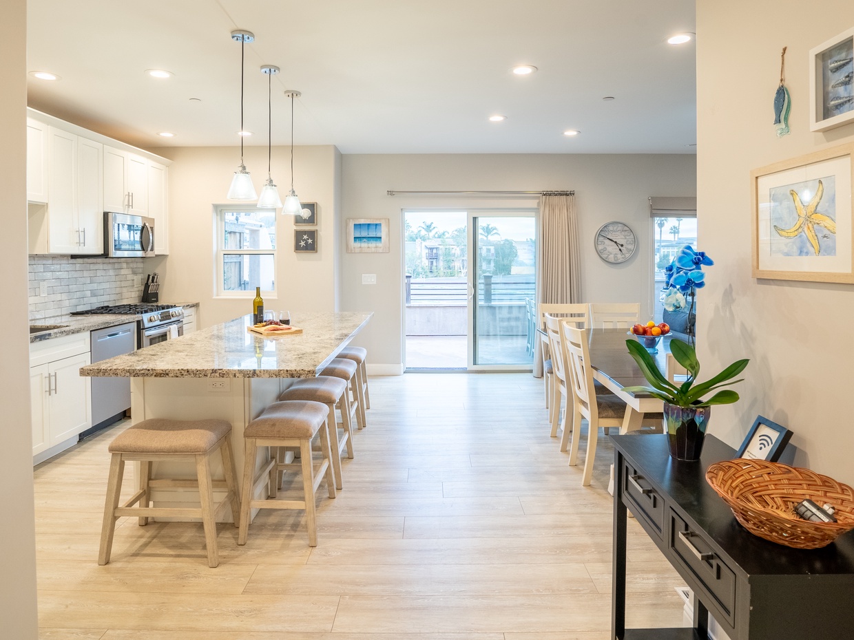 UNIT A (4Bdrm):  Step into Casa Alina, a four-bedroom seaside home  perfectly located in the heart of Avila Beach. This inviting home boasts four en-suite bedrooms and 3-1/2 bathrooms, ensuring comfort and convenience for all guests.