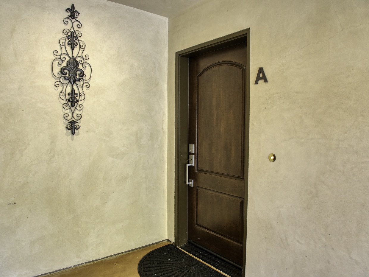 Unit A layout is 3 bedrooms, 2 bathrooms.