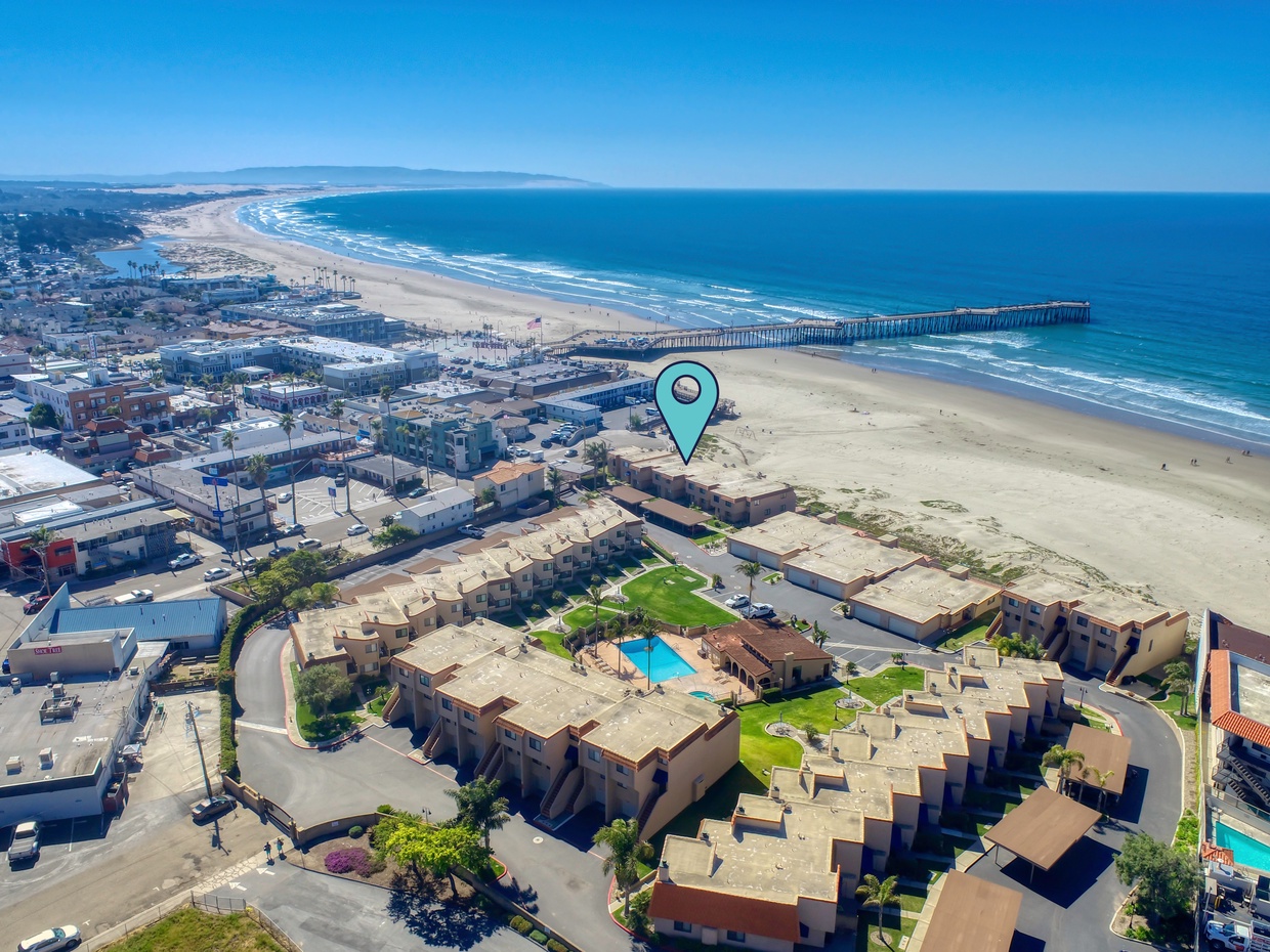 Steps from BEACH FRONT 135 is your own private access to Pismo Beach. 
