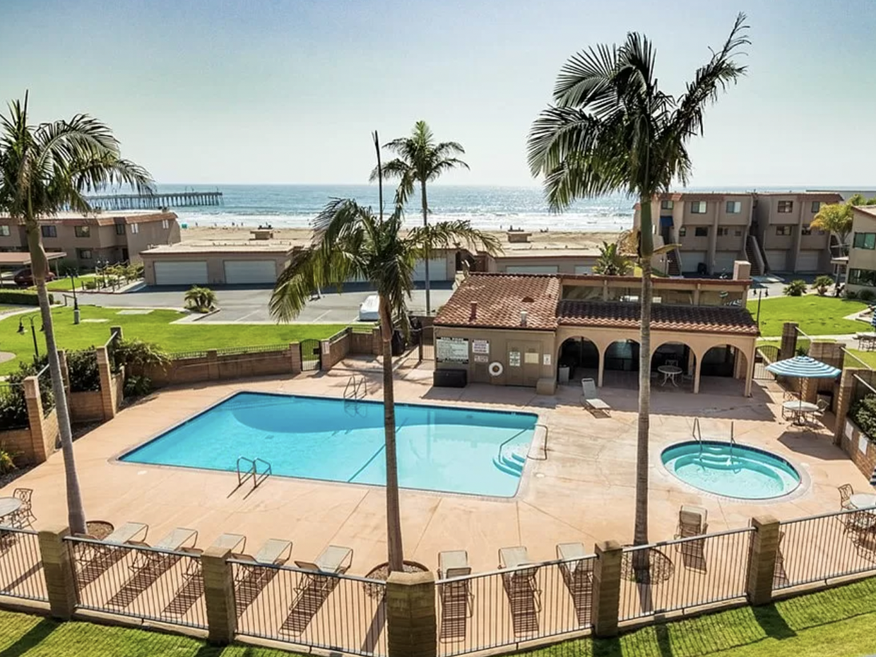 Escape to the hot tub and swimming pool after a leisurely stroll through the Pismo sands. The swimming pool is heated during peak travel season.