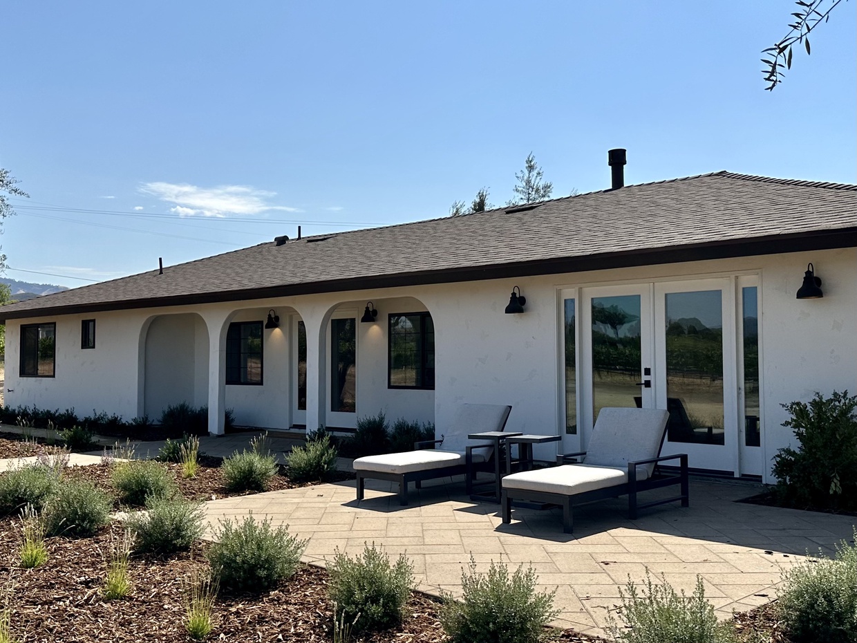 Welcome to our breathtaking vineyard estate home, featuring three elegantly furnished bedrooms, each designed for ultimate comfort and relaxation.