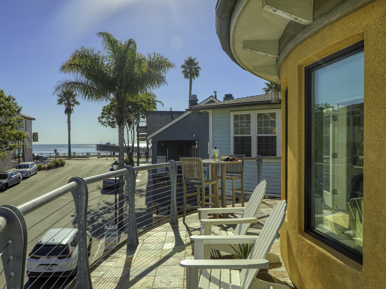 A wrap around deck with white water views.  Time to settle in.