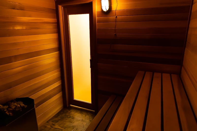 Relax in the sauna after a day on the slopes
