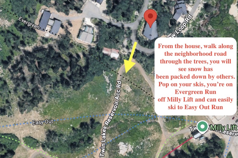 A quick walk to get onto the slopes