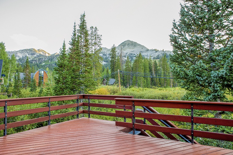 Front Deck with Gorgeous Summer Views