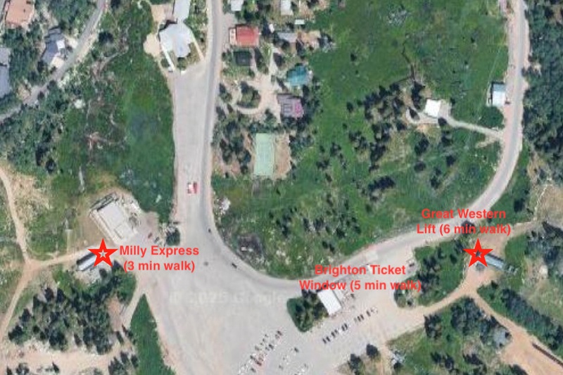 Walk to Lifts in minutes