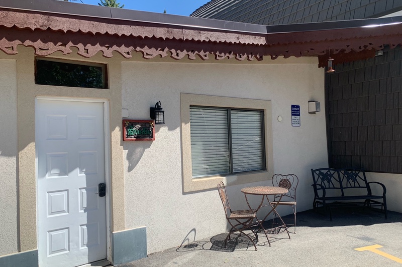 Guest house entrance