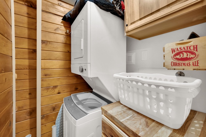 Laundry in Main Floor Bathroom