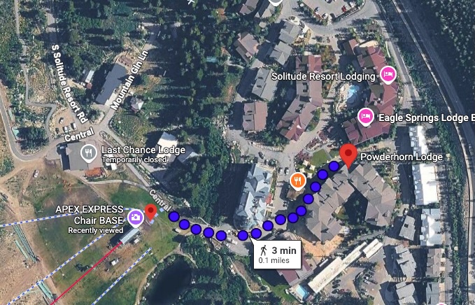 Walk to Apex Express in 3 Minutes