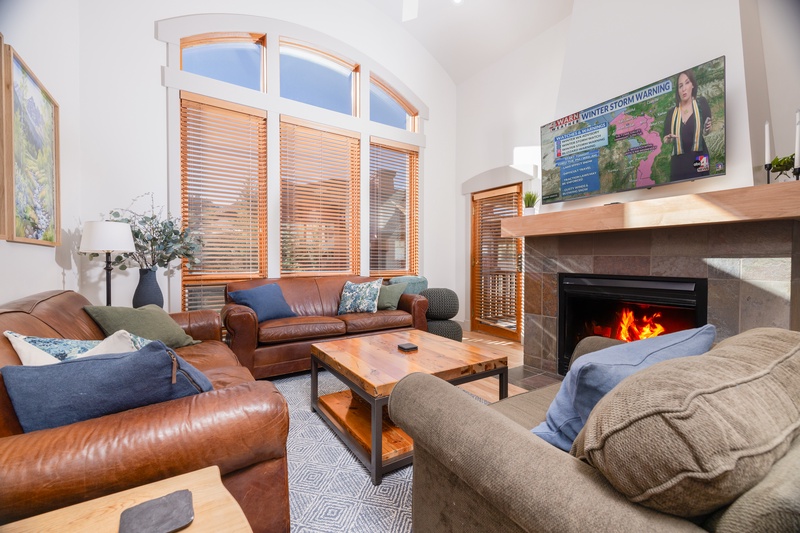 Plenty of seating options in the living room