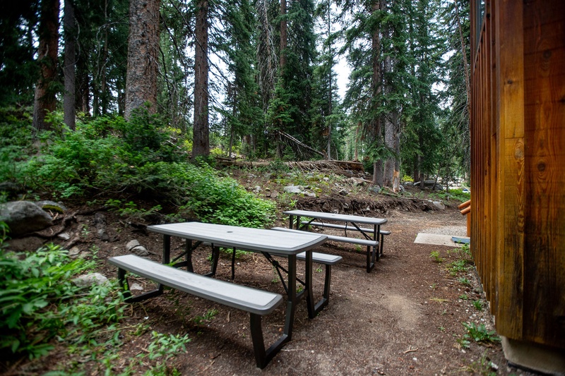 Picnic area with ample seating! 
