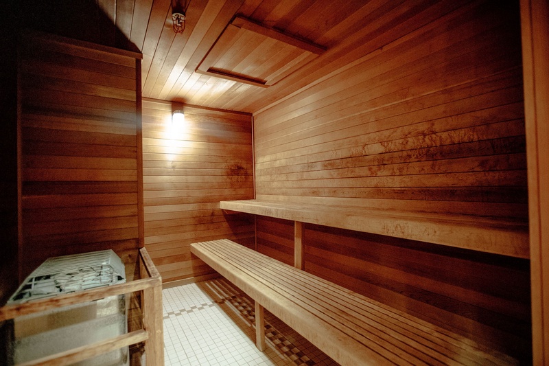 Sweat it out in the Club Solitude sauna