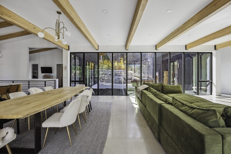Dining table and Living Room couch