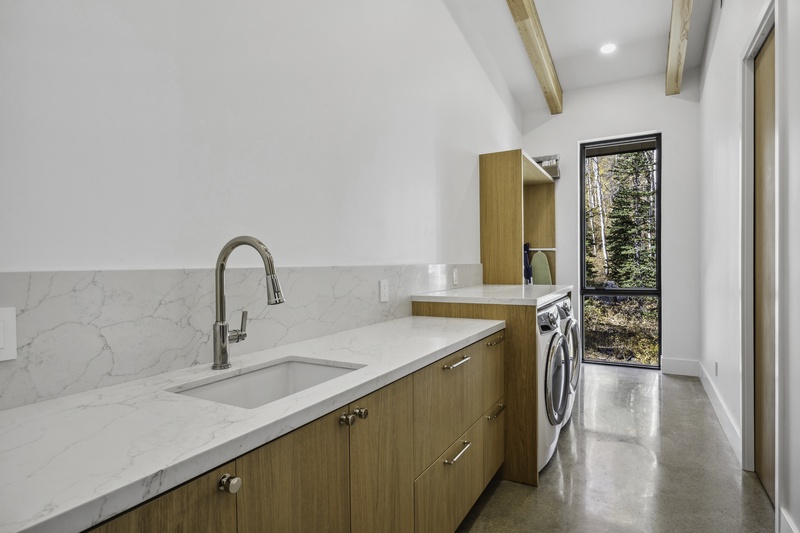 Laundry area with washer and dryer