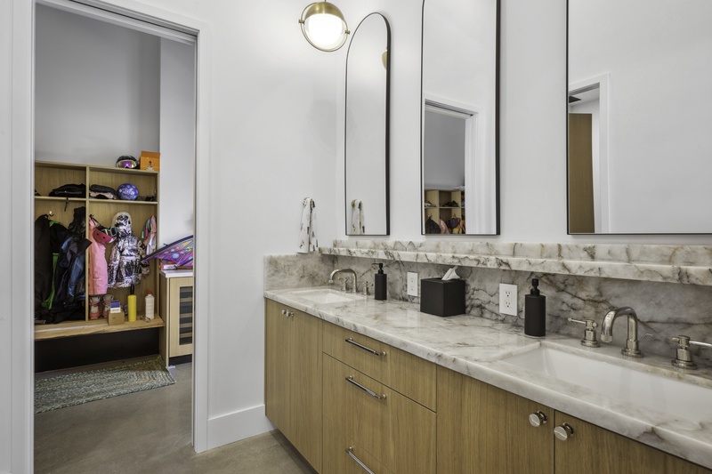 Common bathroom vanity