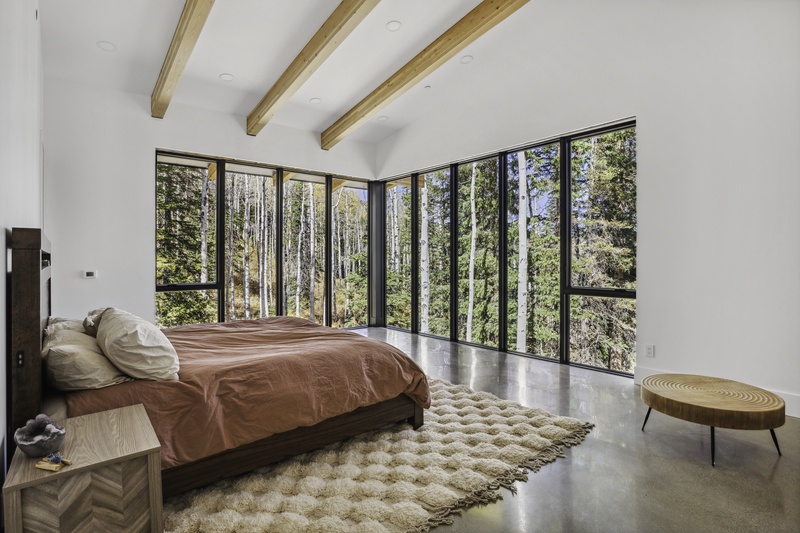 Primary bedroom with king