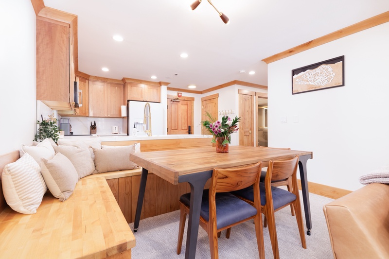 Dine together in this cozy nook