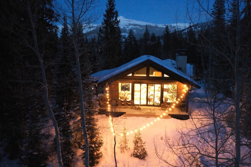 Backyard in winter