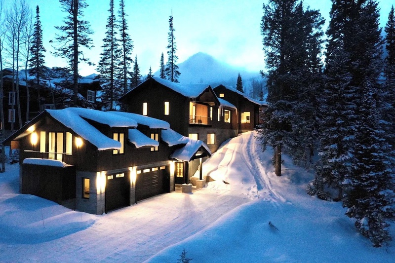 Front of the home in Winter