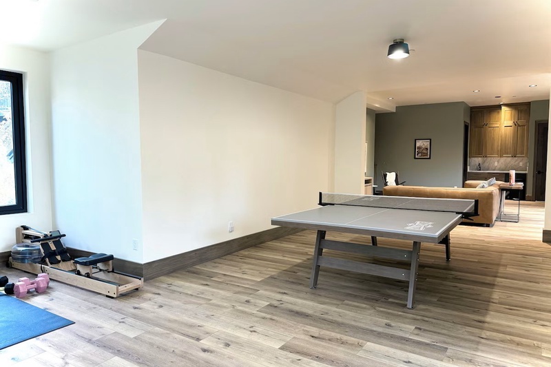 Workout Equipment and Ping Pong Table