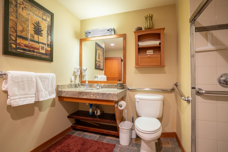 Toiletries are provided