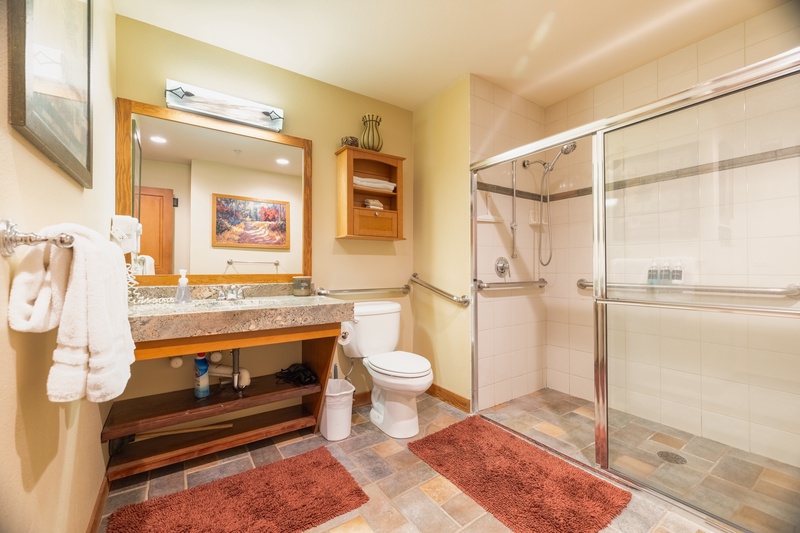Refresh in the standing shower 