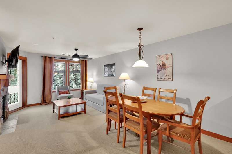 Dining Area and Living Room