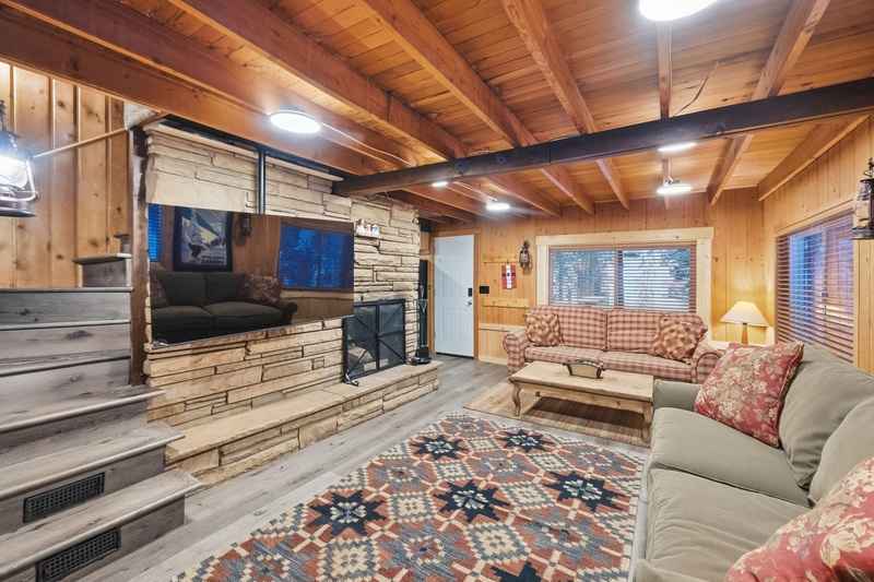 Living Room with TV for Streaming