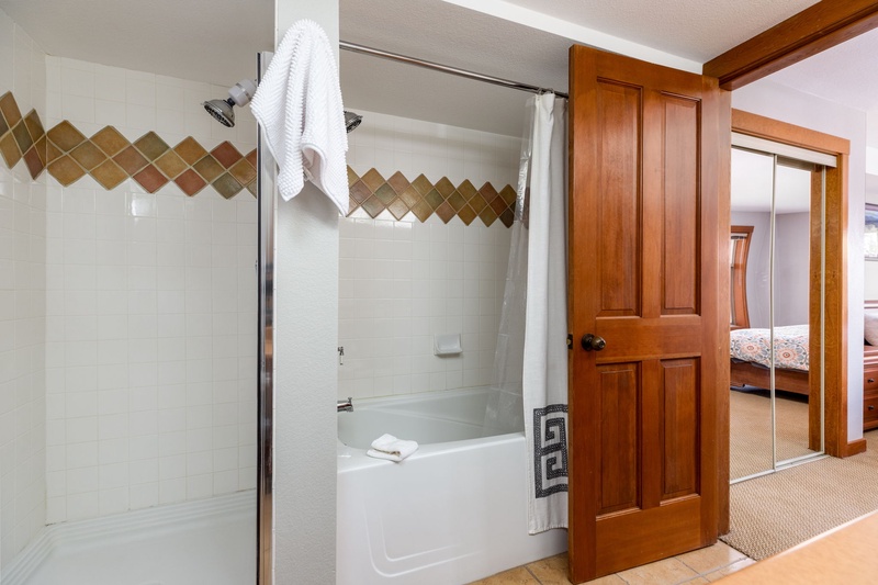Separate shower/tub and standing shower in Primary Bathroom