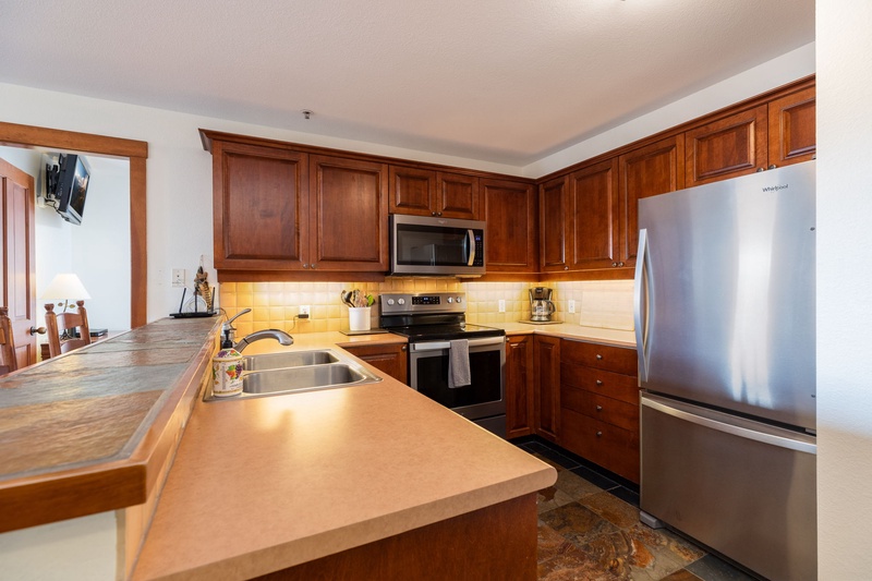 Kitchen is fully stocked! 