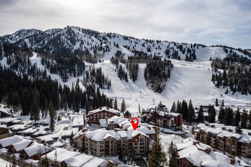 Unit location relative to the slopes