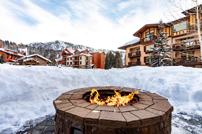 Solitude Village fire pit