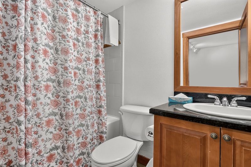 Full bathroom with tub/shower