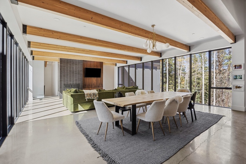 Dining Area and Living Room