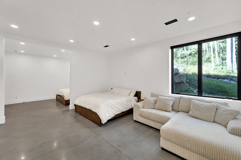Downstairs Bedroom with Two King Beds