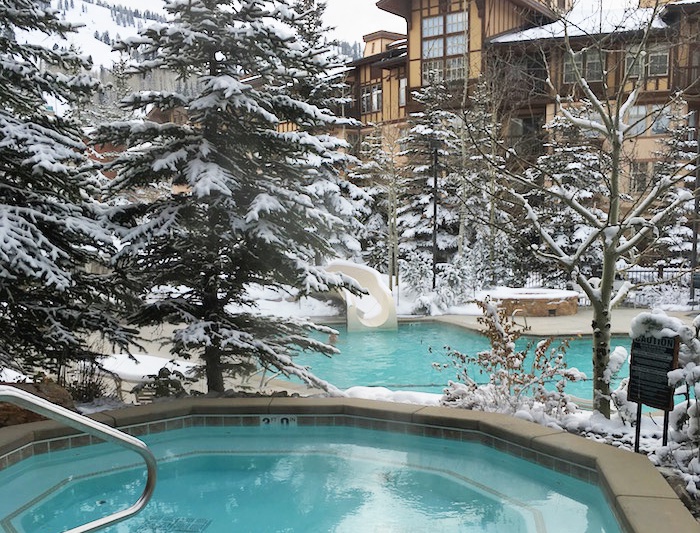 Club Solitude's Heated Pool and Hot Tubs