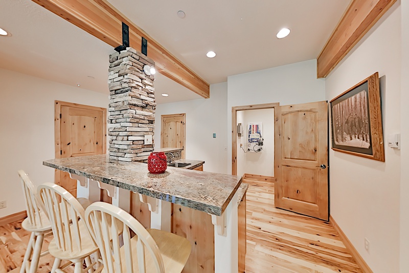 Wet Bar in Lower Living Room