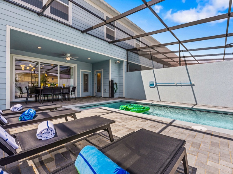 Brand New | 5BR Pool, Slide & Game Loft 16172