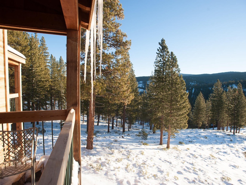 Alternative view from patio during winter