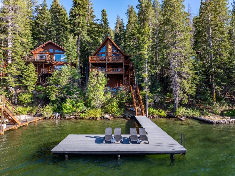 Enjoy a newly constructed private dock
