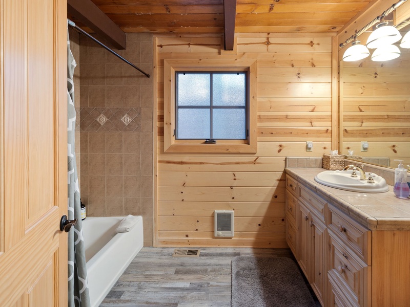Alternate view of downstairs shared bath