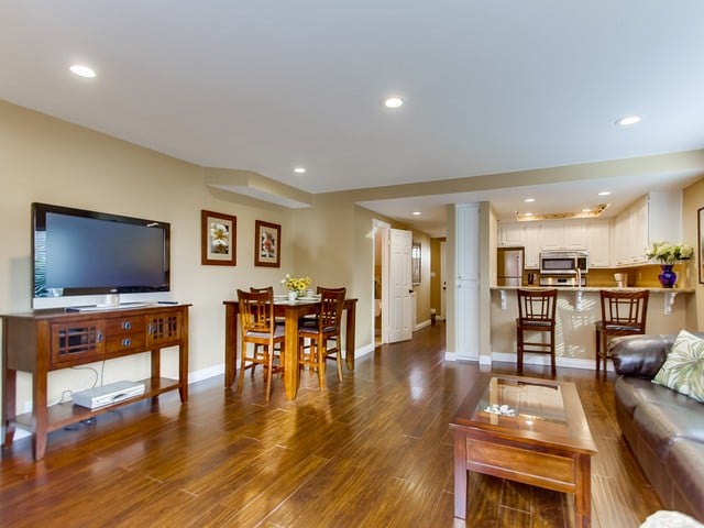 New hardwood floors.