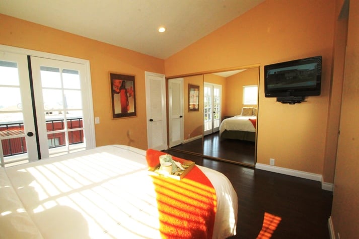 Master Bedroom with TV.