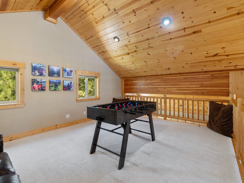 Fuse ball in game room
