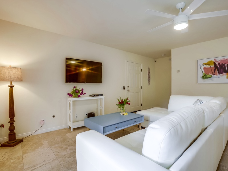 Living room space as you enter through front door.